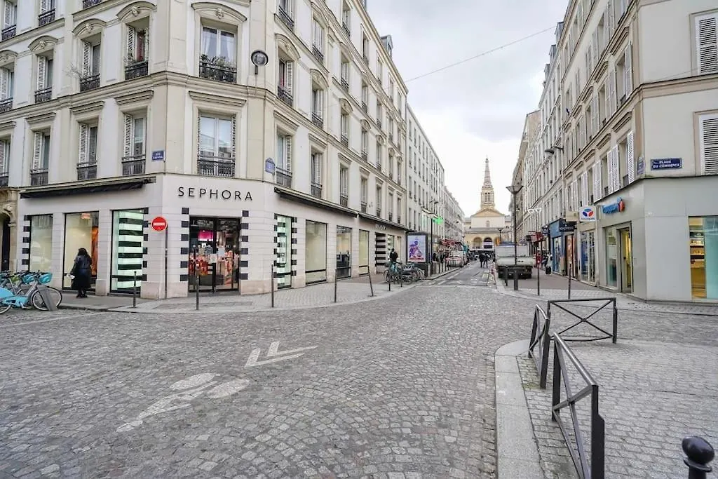 4G#Appart 8Pers # 3 Chambres # Commerce # Paris 15#Ac